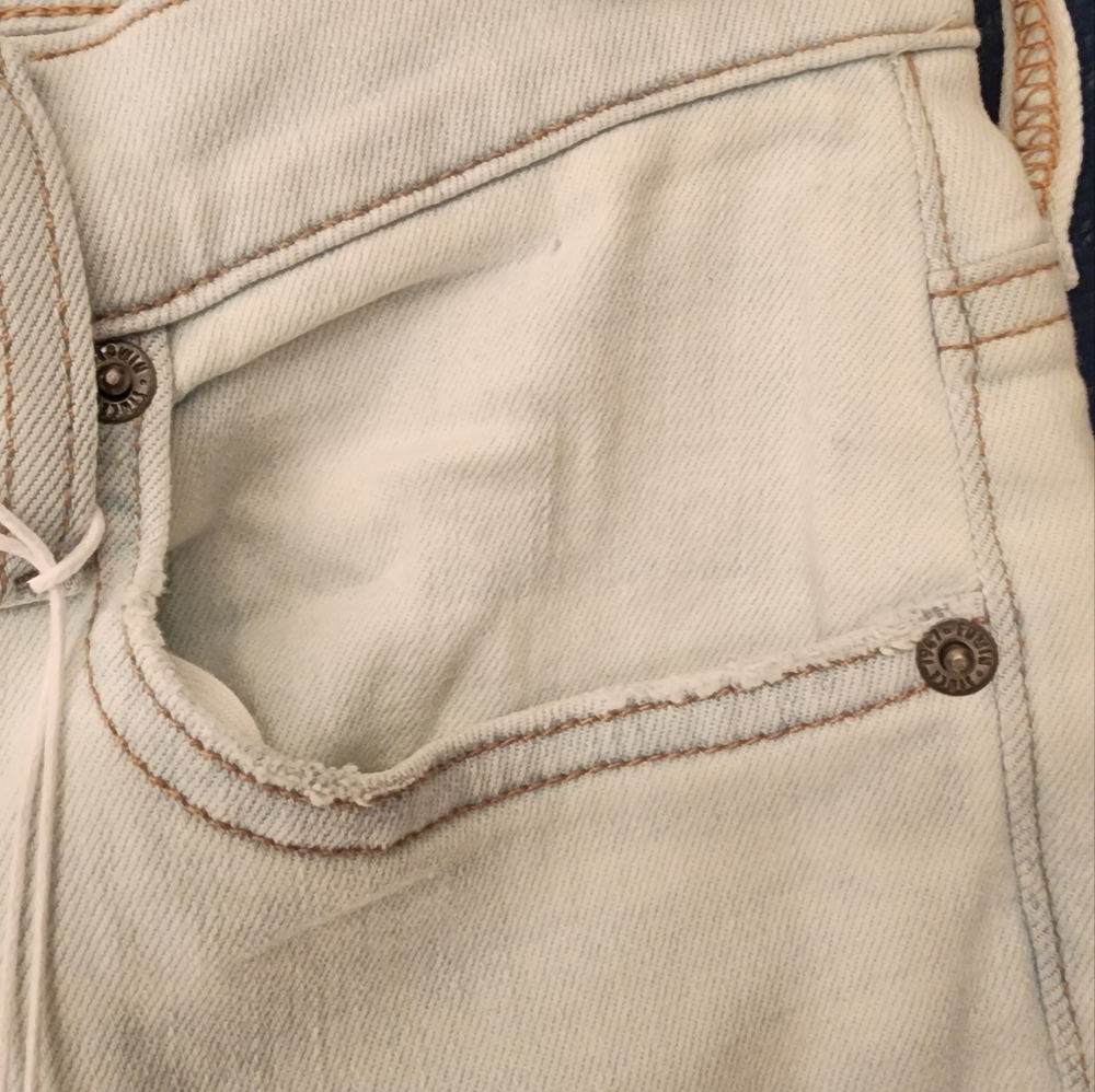 EDWIN Bree Crop Slim Straight In Outcast Blue Size 26 - Picture 6 of 13